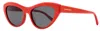 Ferragamo Grey Cat Eye Ladies Sunglasses Sf1103s 600 55 In Multi
