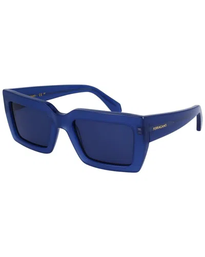 FERRAGAMO FERRAGAMO WOMEN'S CLASSIC LOGO 54MM SUNGLASSES