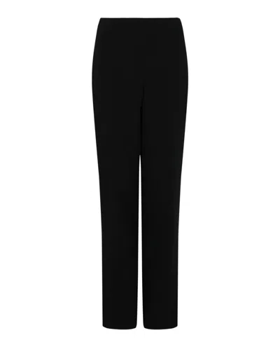 Ferragamo Women's Creased Bootcut Pants In Black