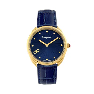 FERRAGAMO FERRAGAMO WOMEN'S CUIR 34MM QUARTZ WATCH