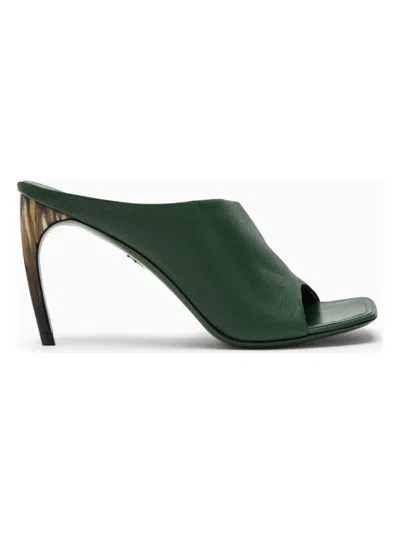FERRAGAMO WOMEN'S CURVED HEEL SLIDE
