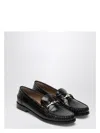 Ferragamo Dark Brown Moccasin New Vara Chain