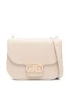 Ferragamo Double Gancini Cross Body Flap Bag In Multicolor