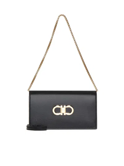 Ferragamo Women Double Gancini Mini Crossbody Bag By <br/> In Multi