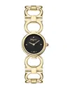 Ferragamo Double Gancini Bracelet Watch In Gold