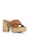 Ferragamo Douglas Sandals 85mm Cognac