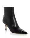 Ferragamo 70mm Pointed Toe Boots In Black