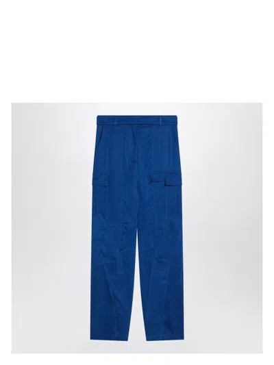 FERRAGAMO WOMEN'S ELECTRIC CARGO TROUSERS