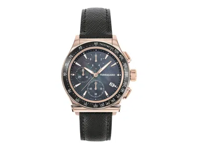 Pre-owned Ferragamo Women's  1927 Chrono Sfkw00123 Watch In Stainless Steel In Silver