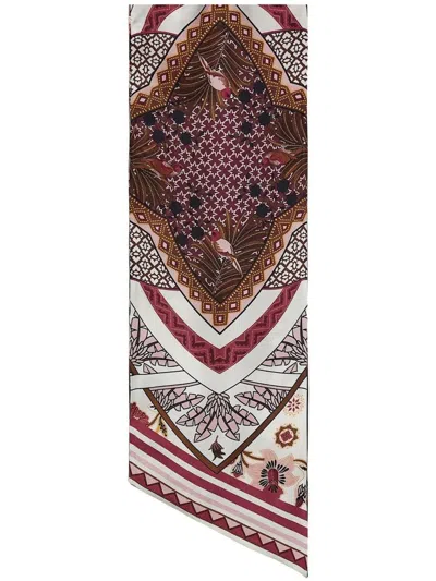 Pre-owned Ferragamo Women's  Ba Nodonirva Scarf In Beige/brown