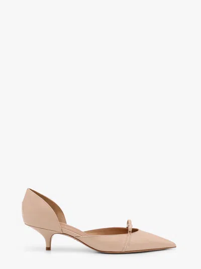 Ferragamo Women  Beige Pumps In Cream