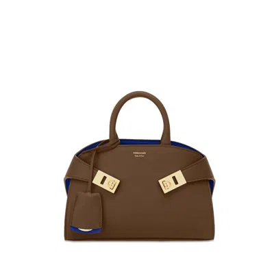 Ferragamo Women  Brown Tote Bags