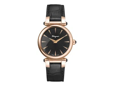 Pre-owned Ferragamo Women's  Idillio Strap Sfyp01122 Watch In Stainless Steel