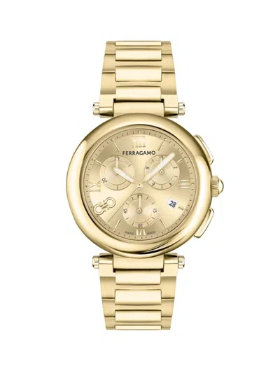Ferragamo Women's  Legacy Goldtone Stainless Steel Watch/40mm