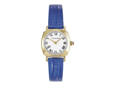 Pre-owned Ferragamo Women's  Soft Square Sfku00223 Watch In Stainless Steel In Silver