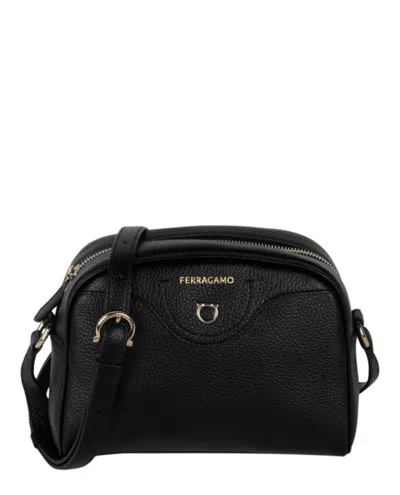 Pre-owned Ferragamo Women's  Travel Camera Crossbody In Black