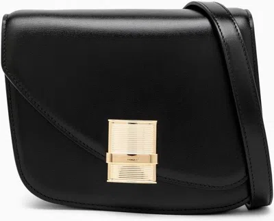 FERRAGAMO WOMEN'S FIAMMA S SHOULDER BAG BLACK | 0769385LE