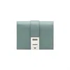 Ferragamo Women's Folding Card Wallet In Green In Blue