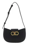 Ferragamo Black Gabry Shoulder Bag In Black