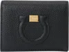 Ferragamo Women's Gancini Bifold Wallet In Black In Black