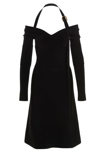 FERRAGAMO FERRAGAMO WOMEN 'GANCINI' BUCKLE DRESS