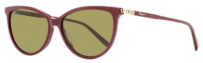 Ferragamo Cat-eye Sunglasses In Burgundy