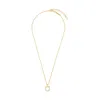 Ferragamo Gold-colored Necklace With Gancini Charm