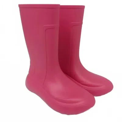 Ferragamo Women's Gancini Detail Rain Boots In Pink