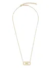 Ferragamo Golden Gancini Necklace In Gold