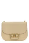Ferragamo Gancini S Crossbody Bag In Cream