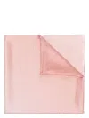 Ferragamo Gancini Hook Scarf With Shaded Effect In Pink & Purple