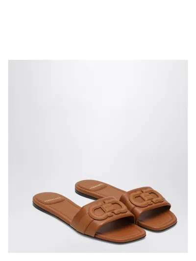 FERRAGAMO WOMEN'S GANCINI SLIDE
