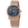 Ferragamo Women's Gancini Slim Mother Of Pearl Dial Watch In Multi