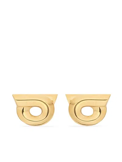 FERRAGAMO FERRAGAMO WOMEN GANCINI STUD EARRINGS - MIS 18
