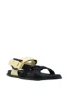 Ferragamo Gancini Touch-strap Sandals In Black