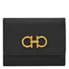 Ferragamo Black Leather Wallet
