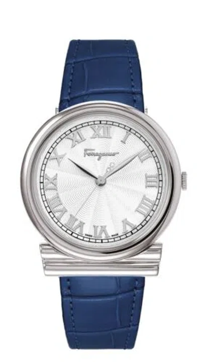 Pre-owned Ferragamo Women's Gancino 34mm Quartz Watch Sfuf00121