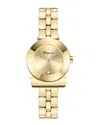 Ferragamo Gancino Bracelet Watch With Polished Gold Finish In Gold
