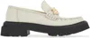 Ferragamo Women Gancio Leather Loafers In White