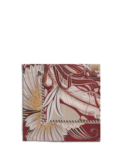 Ferragamo Women Giada Print Silk Scarf In Multi