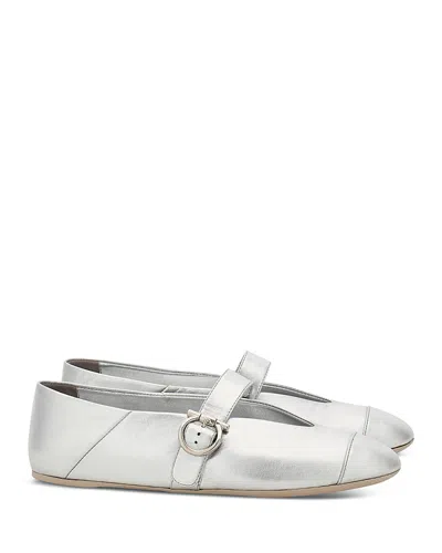 FERRAGAMO WOMEN'S GIANCINI BALLET FLATS