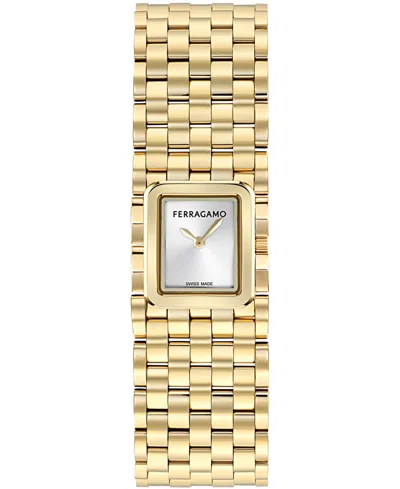Ferragamo Women's Gold-tone Bracelet Watch 19mm