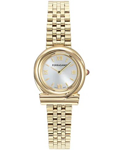 Ferragamo Women's Gold-tone Bracelet Watch 28mm