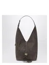 Ferragamo Gray Suede Hobo Bag In Grey