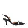 Ferragamo Gylla 70 Leather Slingback Pumps