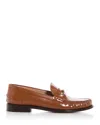 Ferragamo Women's Harry Logo Loafers In Mascarpone