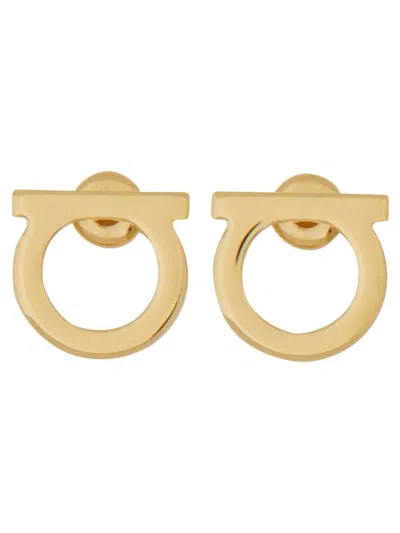 Ferragamo Women Hook Earrings In Gold