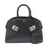 Ferragamo Navy Blue Hug Satchel