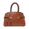 Ferragamo Woven Handle Shoulder Bag