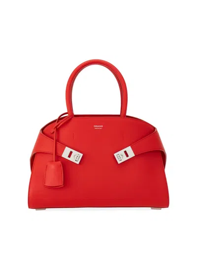 Ferragamo Women Pre-loved Bag Very Good Condition In Red